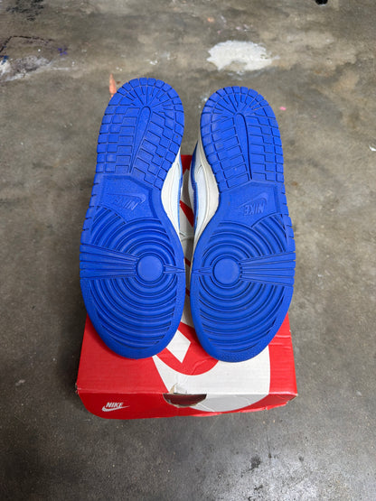 Nike Dunk Low Summit White Hyper Royal Blue GS - Kid Size 6.5y