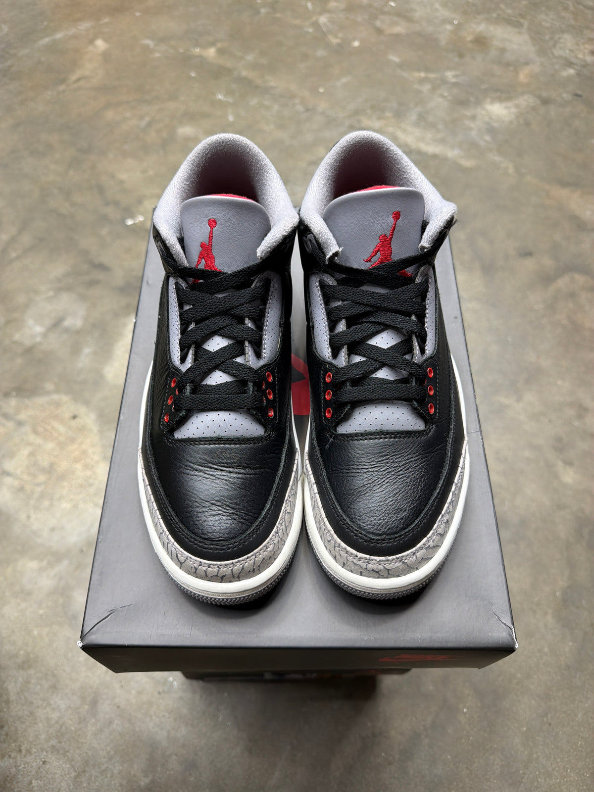 Air Jordan 3 Retro Black Cement - Men Size 8.5