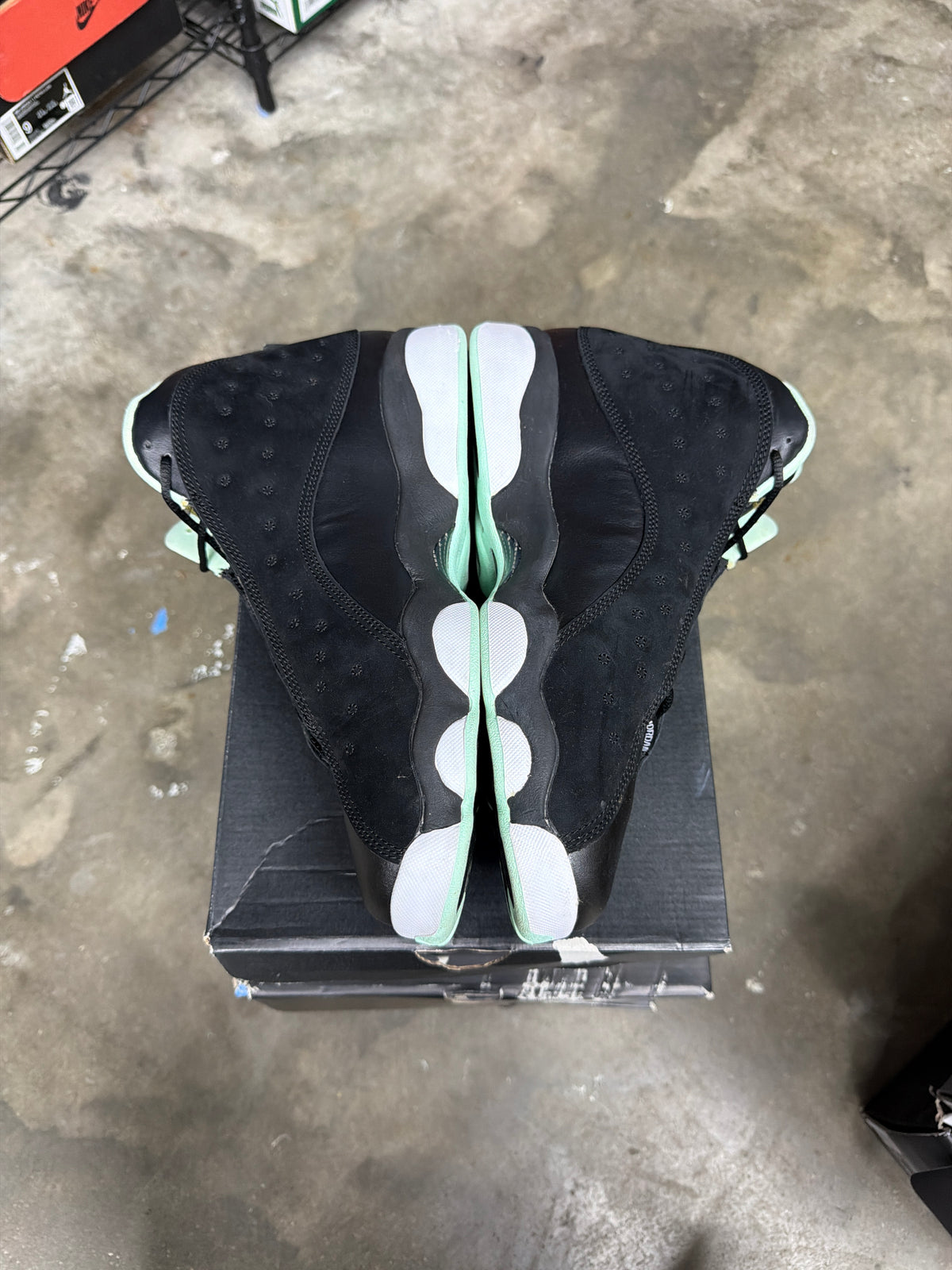 Jordan 13 Retro Black Mint Foam - Mens Size 9