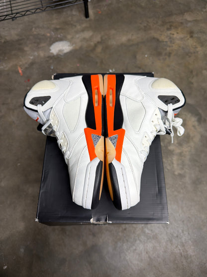 Air Jordan 5 Retro Shattered Backboard Orange - Mens Size 8.5
