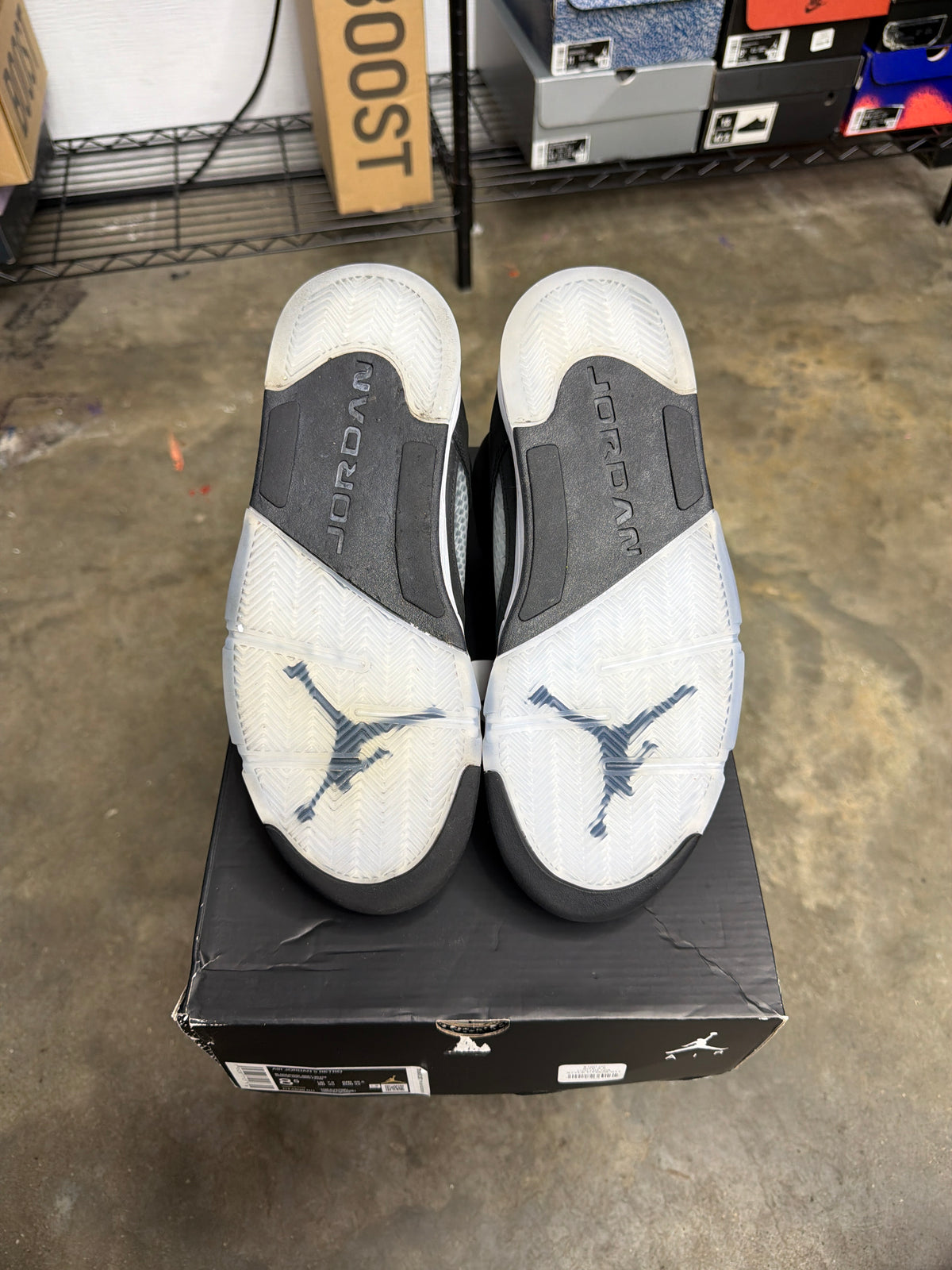 Air Jordan 5 Retro Oreo Black/White - Mens Size 8.5
