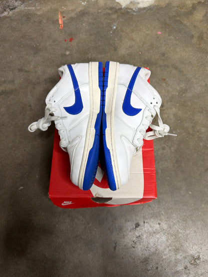 Nike Dunk Low Summit White Hyper Royal Blue GS - Kid Size 6.5y