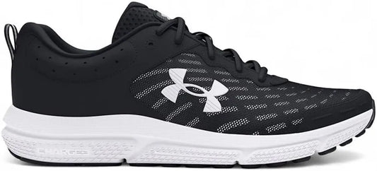 Under Armour Charged Assert 10 Black/White - Kids Size 4y