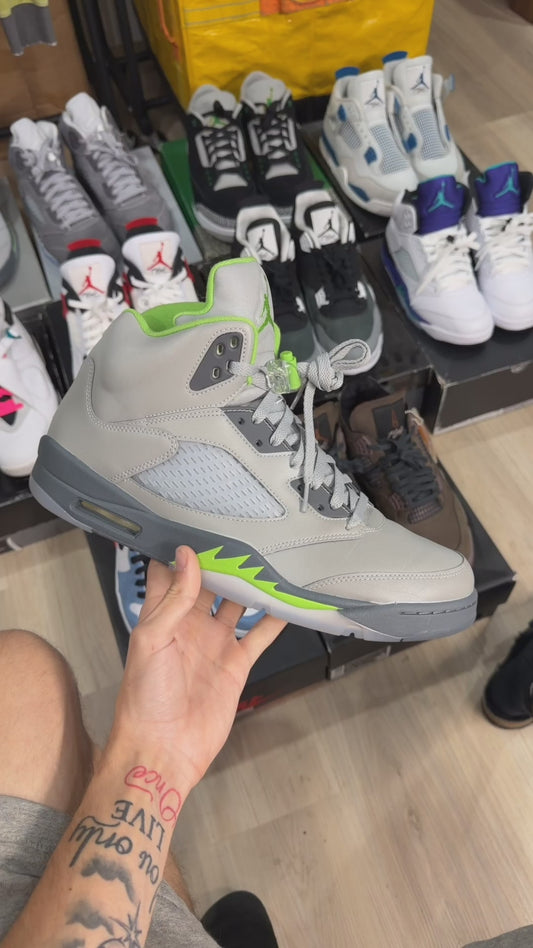 (13m) Jordan 5 Green Bean